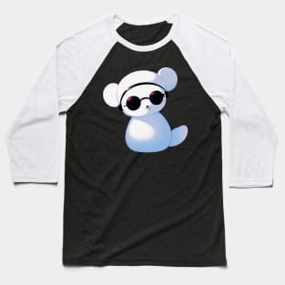 Anime Polar Bear with Sunglass Baseball T-Shirt